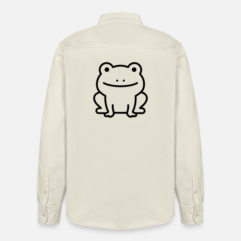 grenouille - Chemise unisexe coupe décontractée bio Stanley/Stella - écru doux
