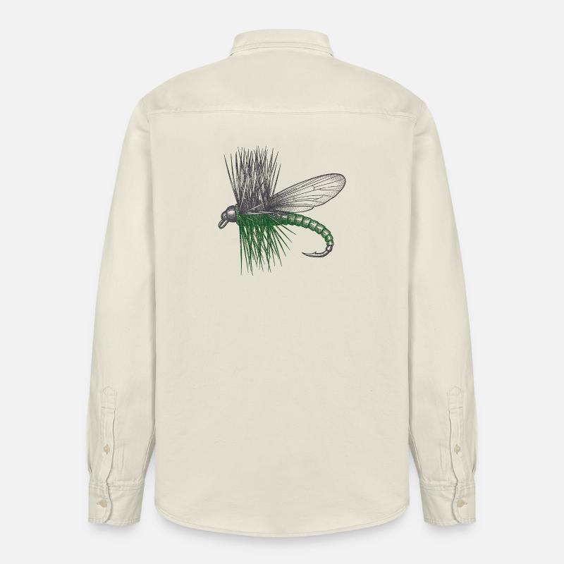 Der Master's Fly - Relaxed Fit Unisex Organic Hemd von Stanley/Stella - Natur