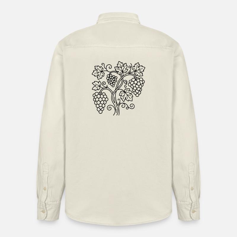 Vignoble - Chemise unisexe coupe décontractée bio Stanley/Stella - écru doux