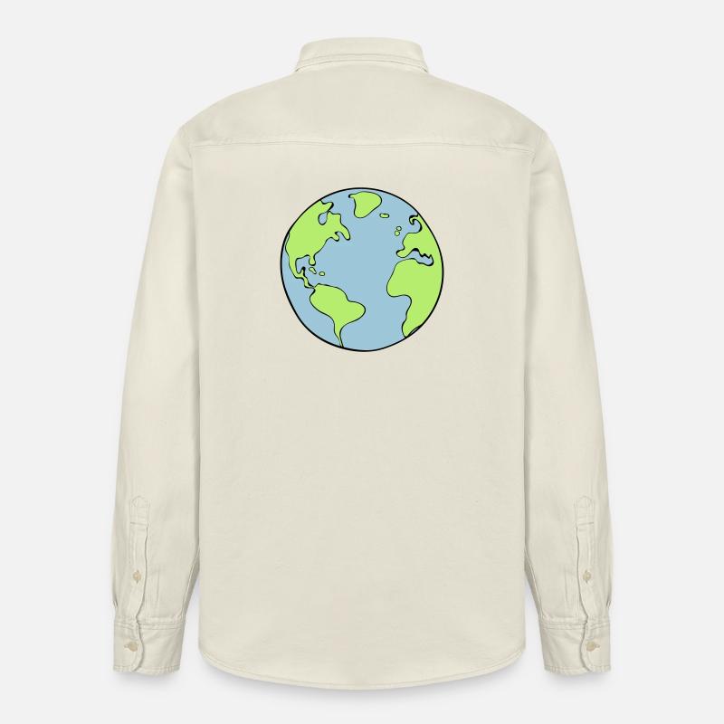 Erde - Relaxed Fit Unisex Organic Hemd von Stanley/Stella - Natur