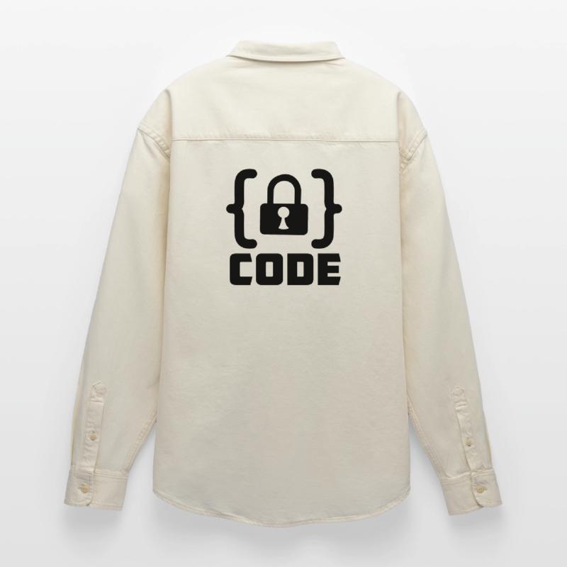 Code with lock programmer Relaxed Fit Unisex Organic Shirt by Stanley/Stella