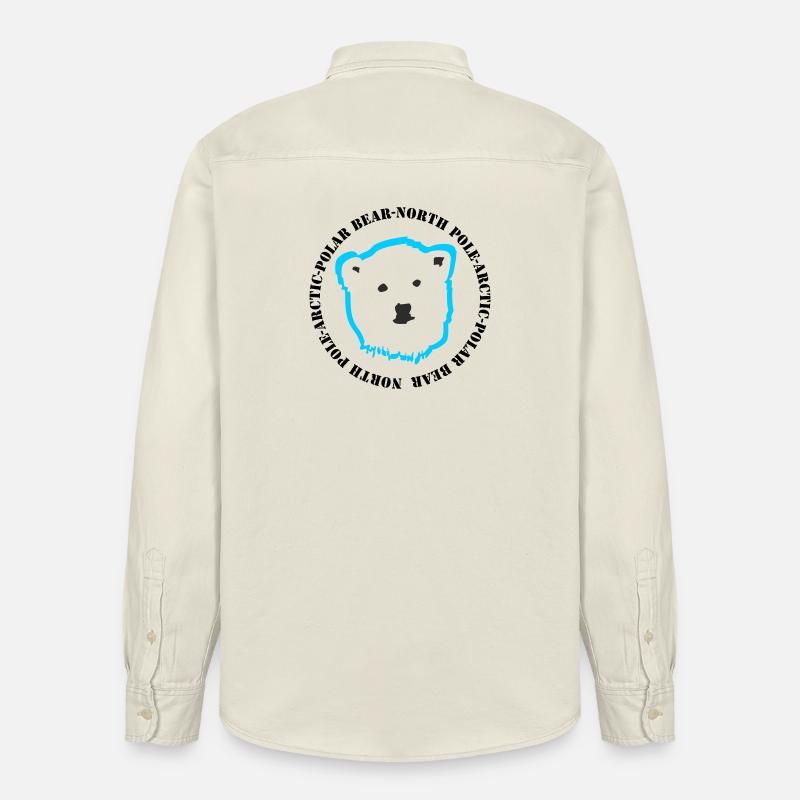 Eisbär 4 - Relaxed Fit Unisex Organic Hemd von Stanley/Stella - Natur