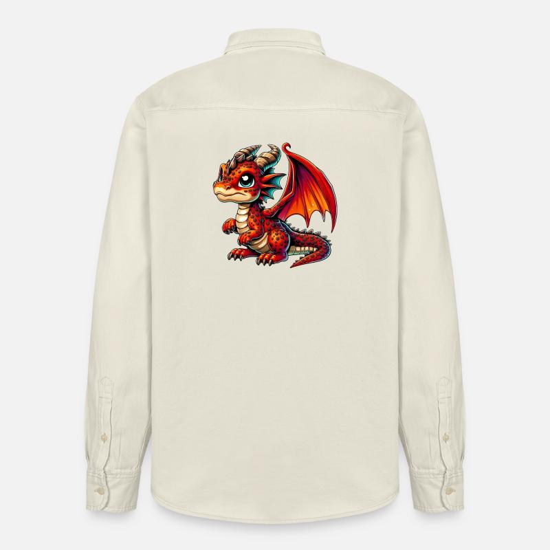 Dragon - Chemise unisexe coupe décontractée bio Stanley/Stella - écru doux