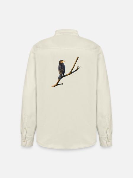 Cormorant - Relaxed Fit Unisex Organic Shirt by Stanley/Stella - soft Ecru