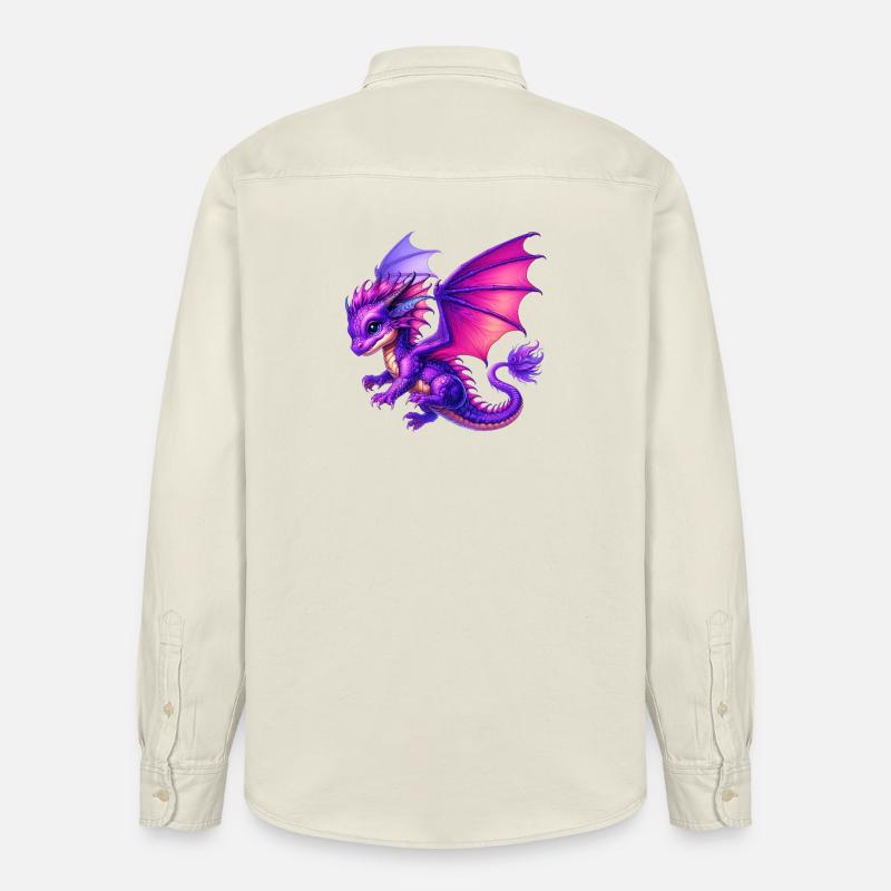 Dragon - Chemise unisexe coupe décontractée bio Stanley/Stella - écru doux