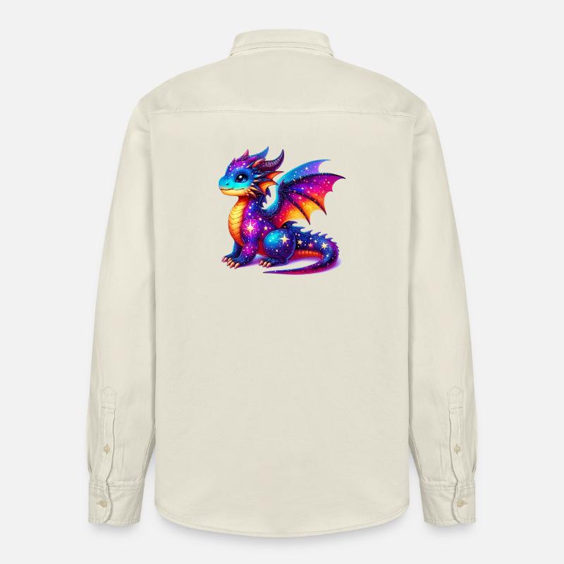 Dragon - Chemise unisexe coupe décontractée bio Stanley/Stella - écru doux