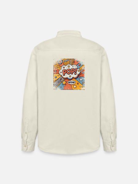 Pop Art | trendy - Relaxed Fit Unisex Organic Shirt by Stanley/Stella - soft Ecru