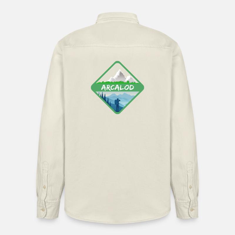 Arcalod - Chemise unisexe coupe décontractée bio Stanley/Stella - écru doux