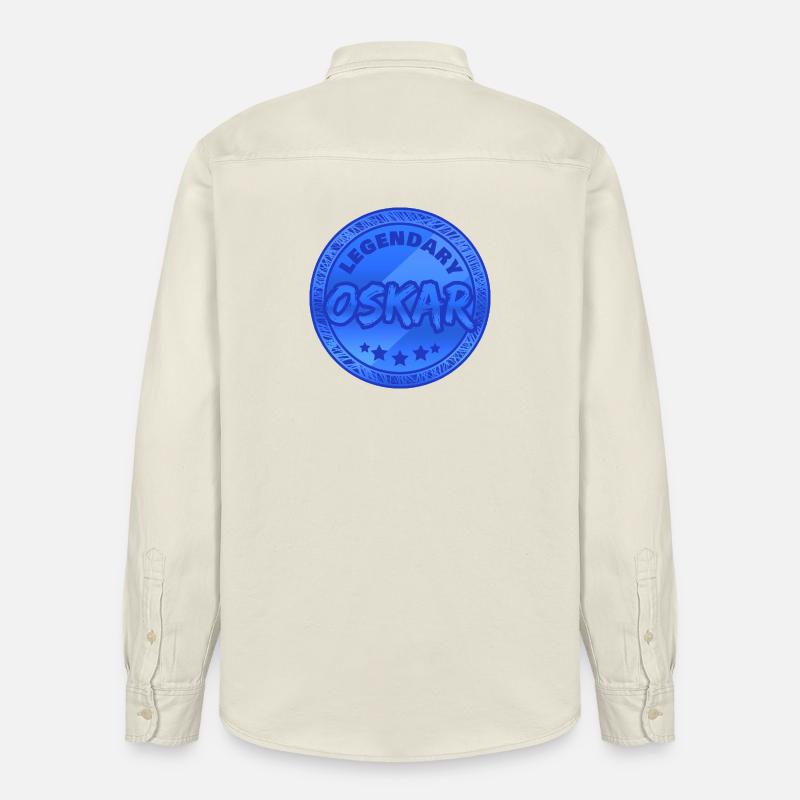 Oskar - Chemise unisexe coupe décontractée bio Stanley/Stella - écru doux