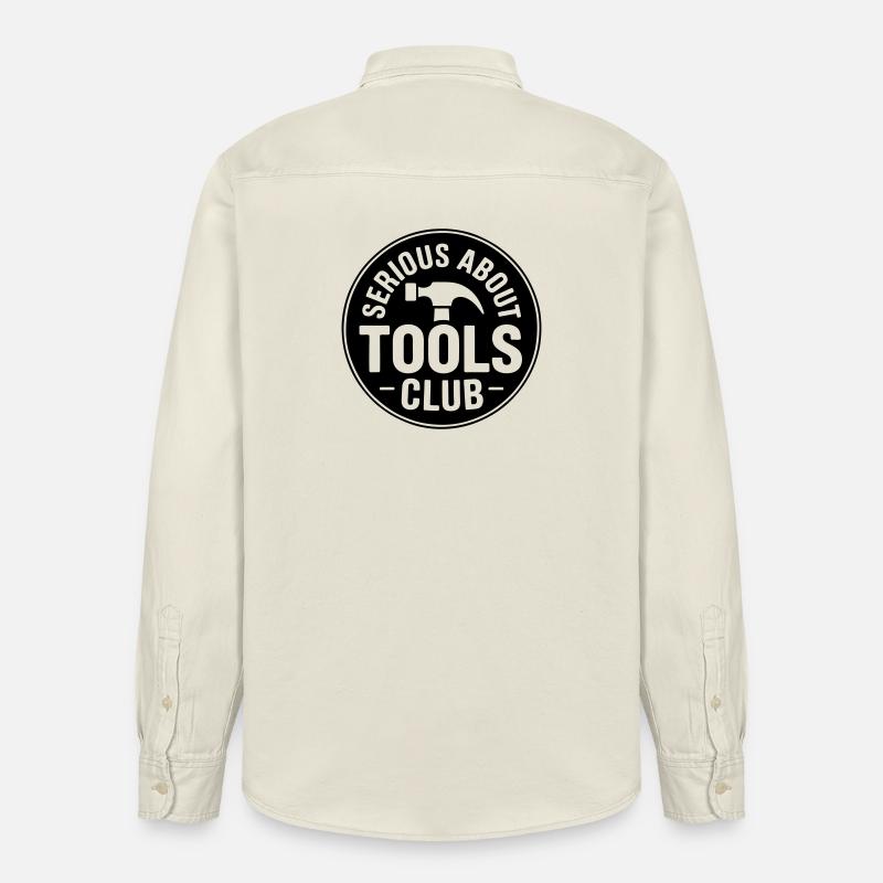 Sérieux à propos du club d’outils - Chemise unisexe coupe décontractée bio Stanley/Stella - écru doux