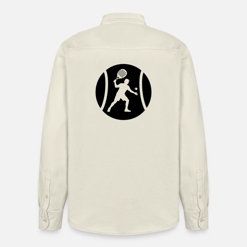Padel - Relaxed Fit Unisex Organic Hemd von Stanley/Stella - Natur