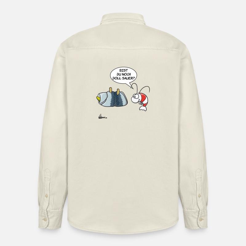 Rollmops - Chemise unisexe coupe décontractée bio Stanley/Stella - écru doux