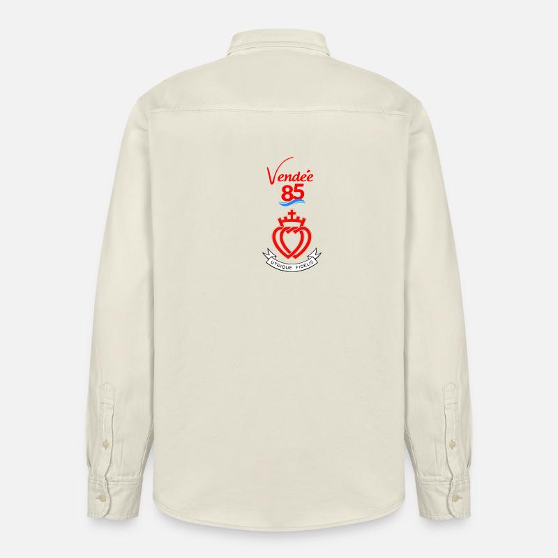 Vendée - Relaxed Fit Unisex Organic Hemd von Stanley/Stella - Natur
