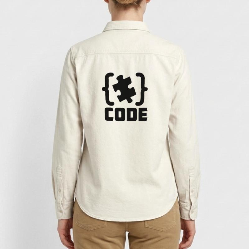 programmer Code puzzle piece solving Relaxed Fit Unisex Organic Shirt by Stanley/Stella