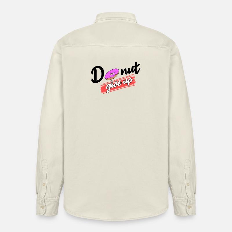 Cool Sweets Statement Donut Dessert - Chemise unisexe coupe décontractée bio Stanley/Stella - écru doux