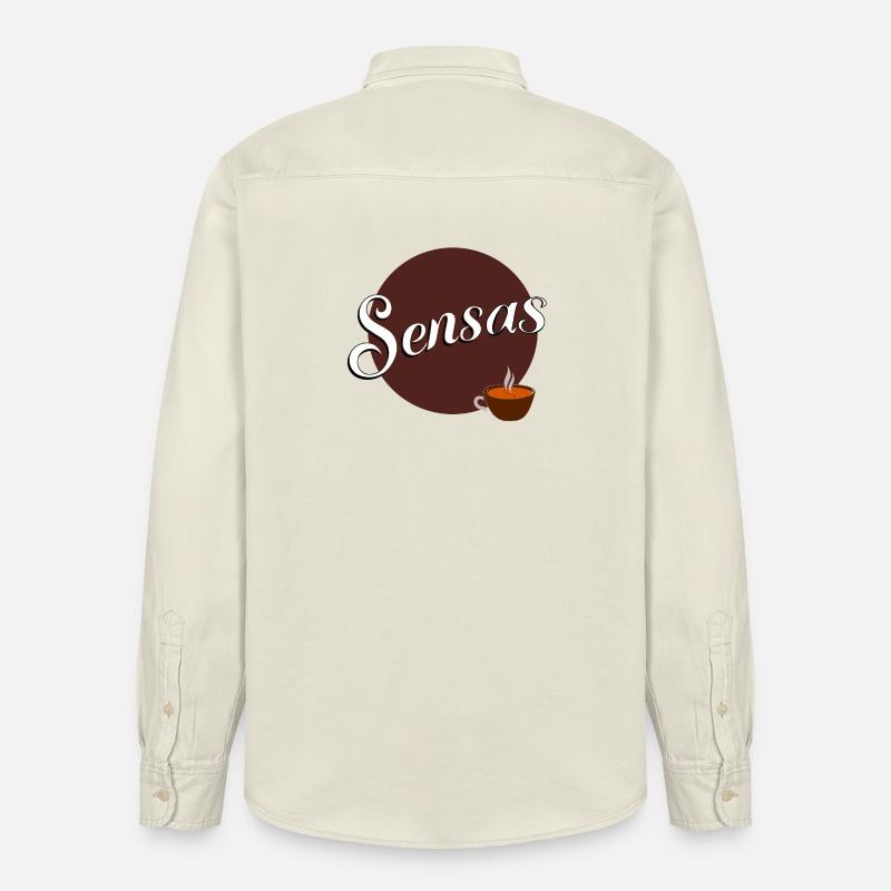 Sensas | - Relaxed Fit Unisex Organic Hemd von Stanley/Stella - Natur