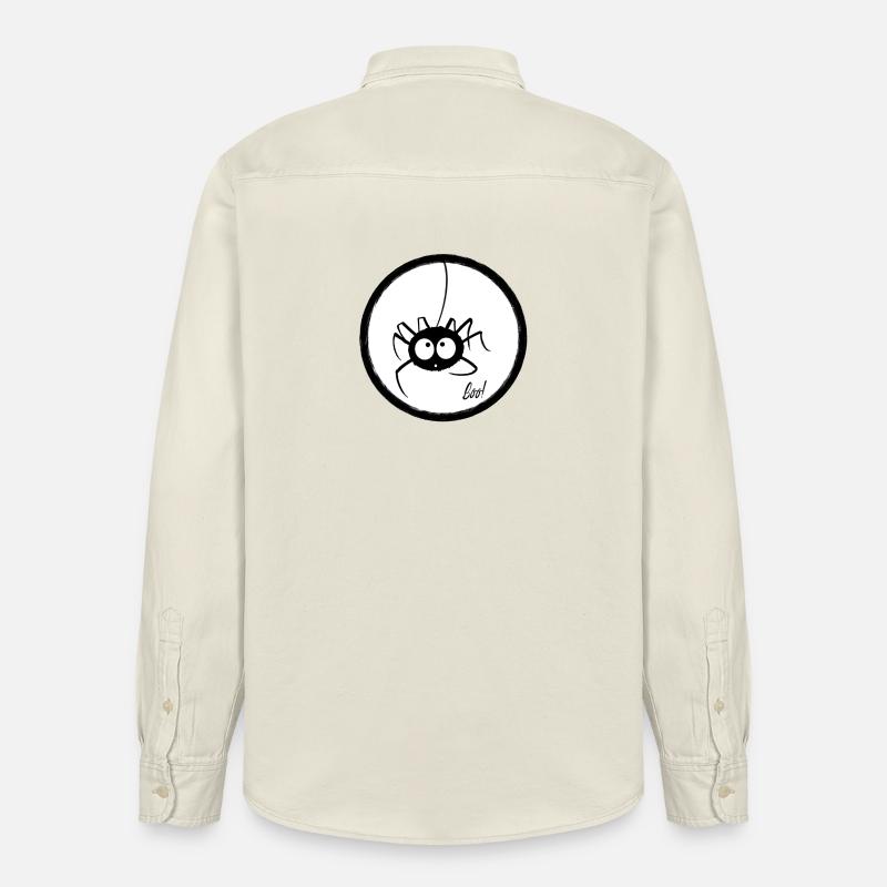 Cute spider - Stanley/Stella Unisex Work Shirt - soft Ecru