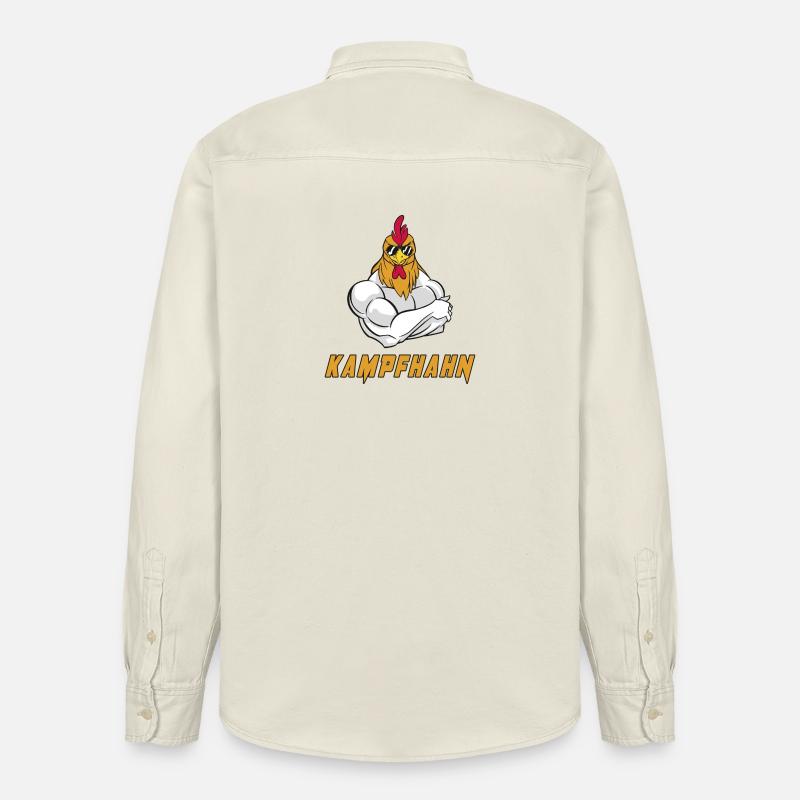 Conception de combat - Chemise unisexe coupe décontractée bio Stanley/Stella - écru doux