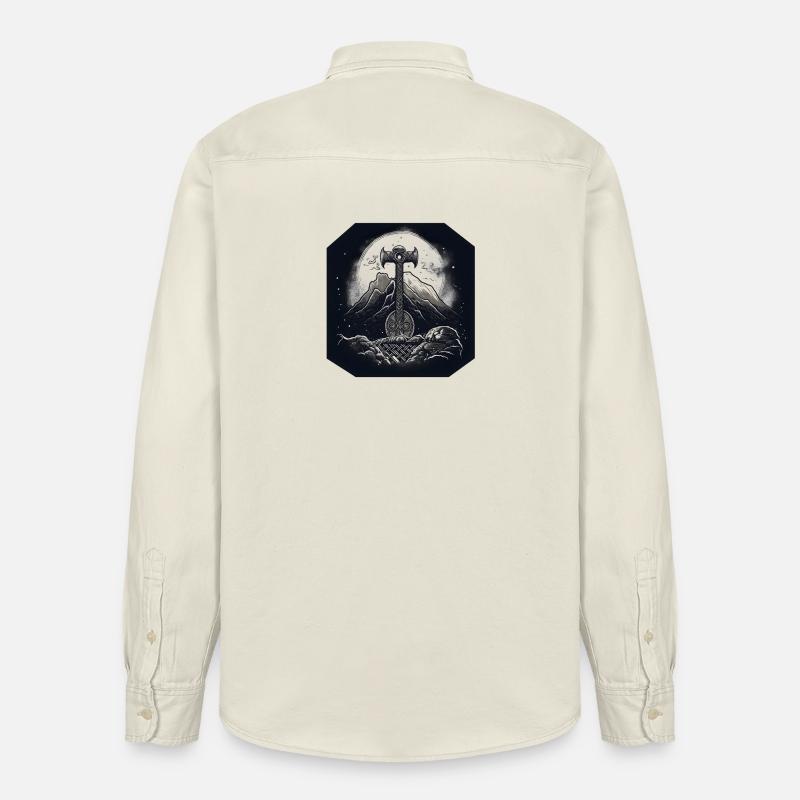 Mjölnir - Relaxed Fit Unisex Organic Hemd von Stanley/Stella - Natur