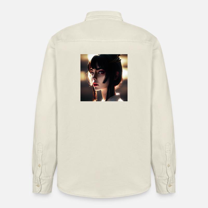 AKEMI Bellezza radiosa - Camicia unisex vestibilità rilassata bio di Stanley/Stella - ecru morbido