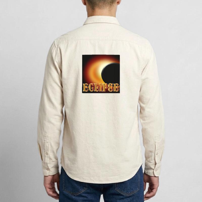 SOLAR ECLIPSE ECLIPSE ASTRONOMY Relaxed Fit Unisex Organic Shirt by Stanley/Stella