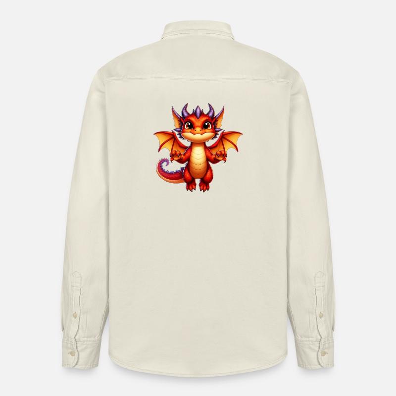 Dragon - Chemise unisexe coupe décontractée bio Stanley/Stella - écru doux