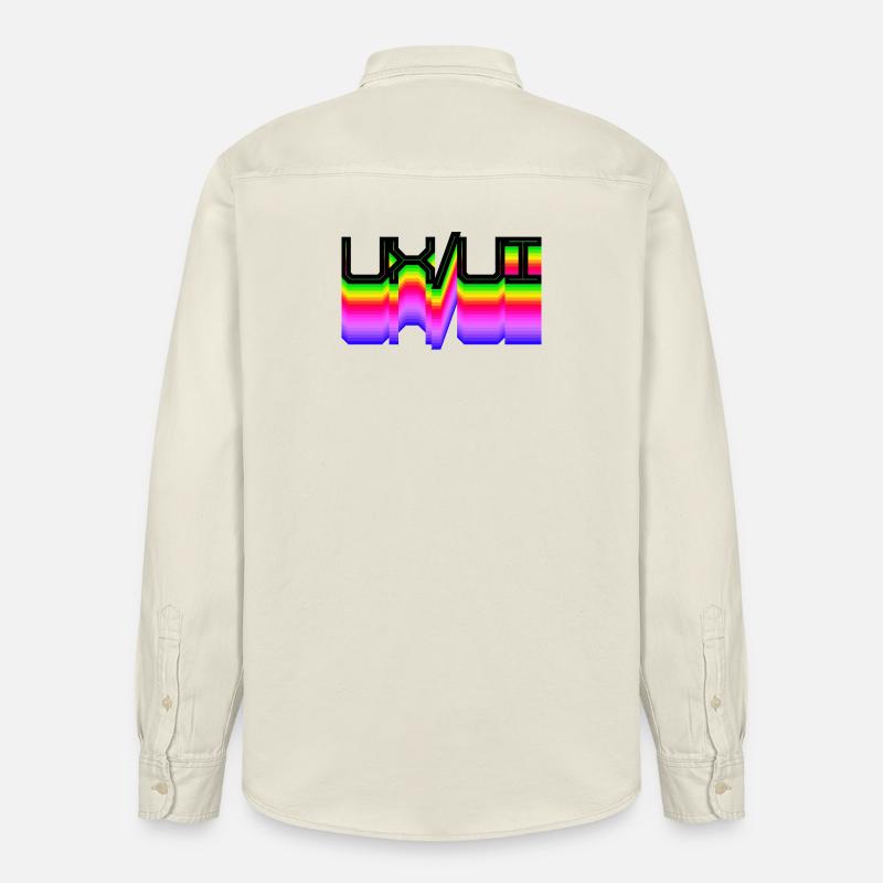 Code Developer Skripting Dev Computerfreak Geek - Relaxed Fit Unisex Organic Hemd von Stanley/Stella - Natur