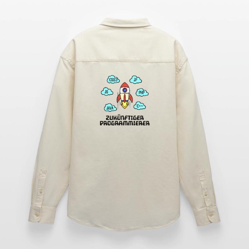 Css Code Developer C++ Java Php Programmierer Relaxed Fit Unisex Organic Hemd von Stanley/Stella