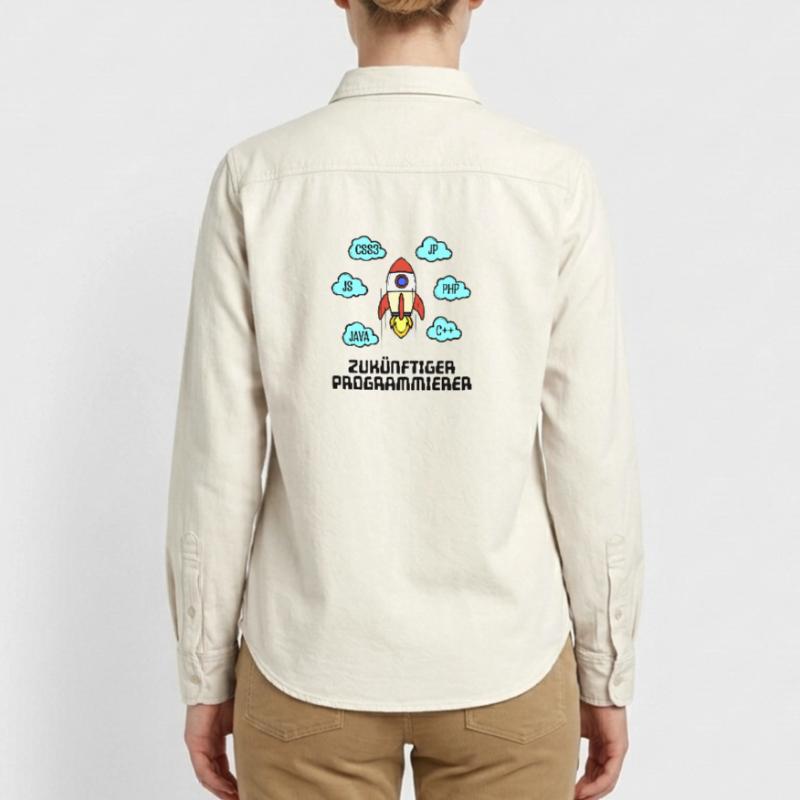 Css Code Developer C++ Java Php Programmierer Relaxed Fit Unisex Organic Hemd von Stanley/Stella