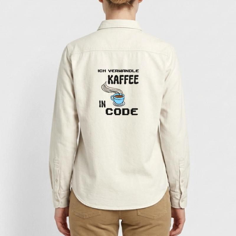 Coden Computerfreak Developer Statement Nerd Relaxed Fit Unisex Organic Shirt by Stanley/Stella