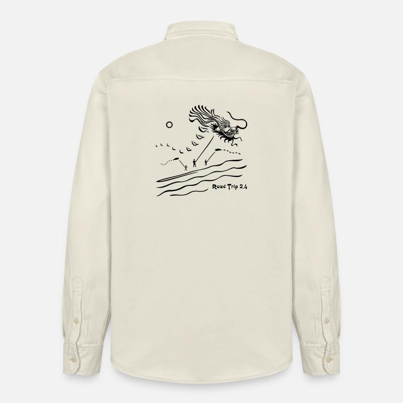 Drache RTM2.4 - Relaxed Fit Unisex Organic Hemd von Stanley/Stella - Natur