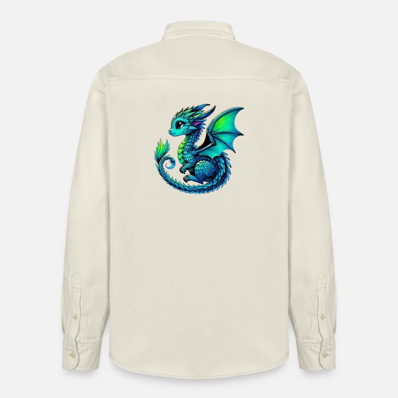 Dragon - Chemise unisexe coupe décontractée bio Stanley/Stella - écru doux