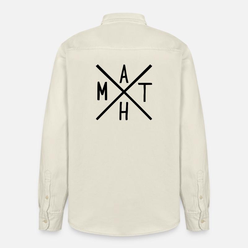 Mathe - Relaxed Fit Unisex Organic Hemd von Stanley/Stella - Natur