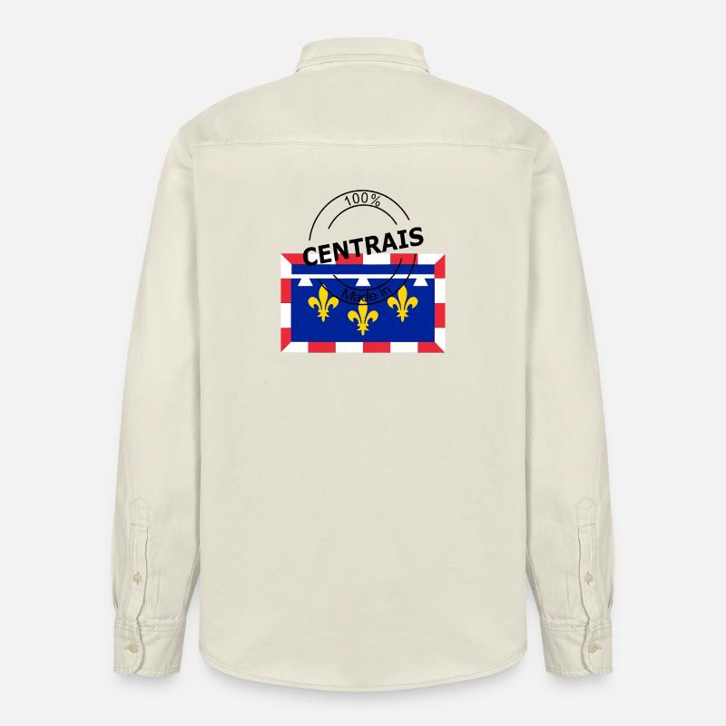 Centrais - Chemise unisexe coupe décontractée bio Stanley/Stella - écru doux