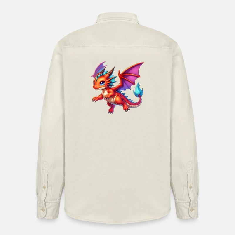 Dragon - Chemise unisexe coupe décontractée bio Stanley/Stella - écru doux