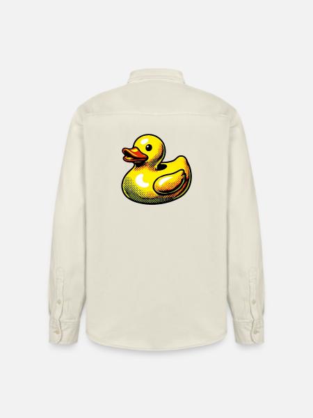 Duckling Duck Duck Duck - Relaxed Fit Unisex Organic Shirt by Stanley/Stella - soft Ecru