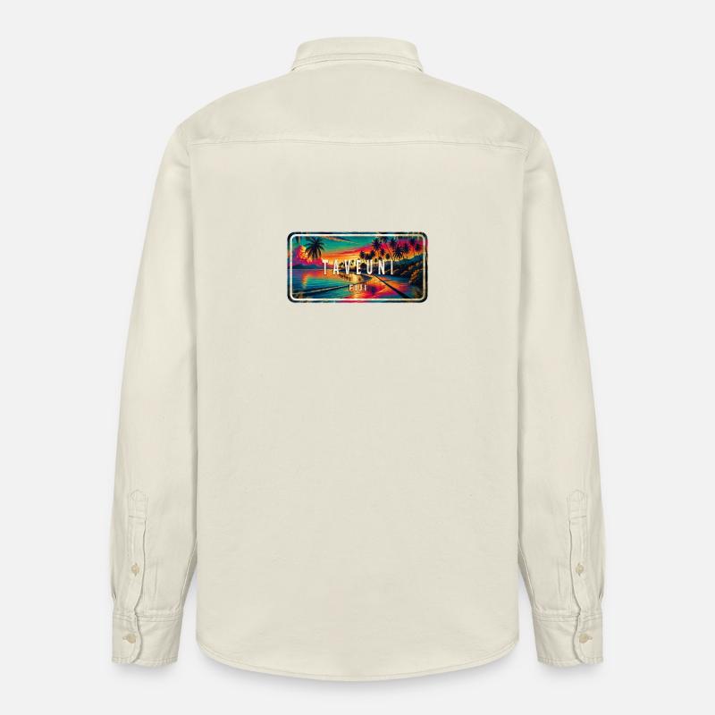 Taveuni – Das versteckte Paradies - Relaxed Fit Unisex Organic Hemd von Stanley/Stella - Natur