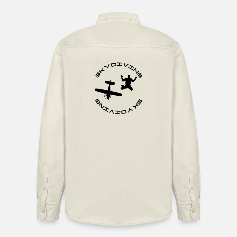 Skydiver - Relaxed Fit Unisex Organic Hemd von Stanley/Stella - Natur