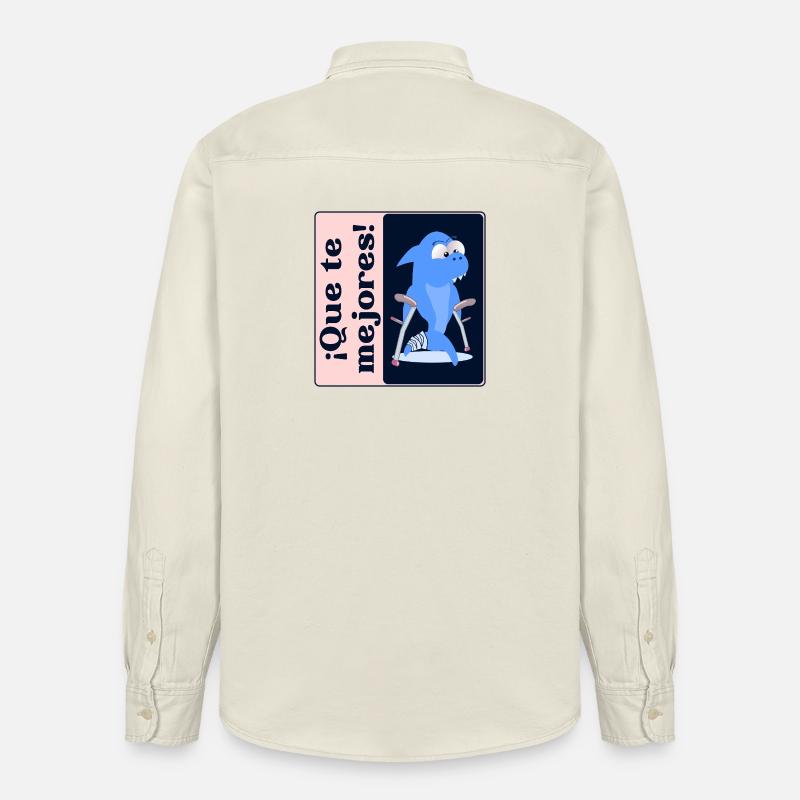 Améliorez-vous Créatures marines - Chemise unisexe coupe décontractée bio Stanley/Stella - écru doux