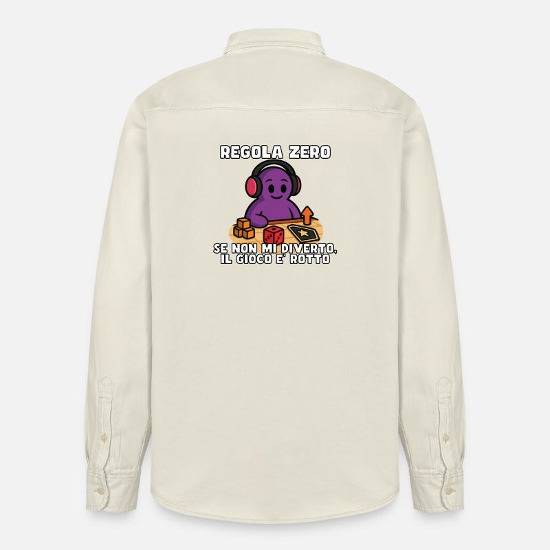 Regel Null: Spaß oder Trennung - Relaxed Fit Unisex Organic Hemd von Stanley/Stella - Natur