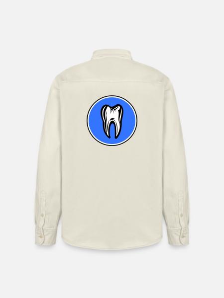Tooth Dental Dentist Icon - Relaxed Fit Unisex Organic Shirt by Stanley/Stella - soft Ecru