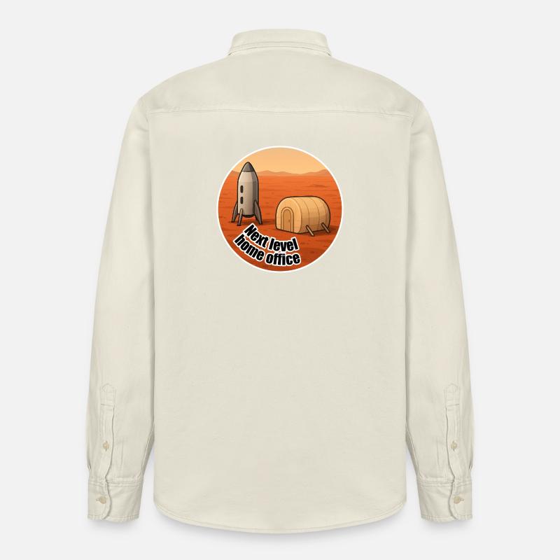 Mars Next Level Home Office - Chemise unisexe coupe décontractée bio Stanley/Stella - écru doux