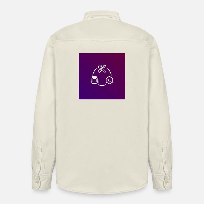 TechKreis Chip Code Werkzeug - Relaxed Fit Unisex Organic Hemd von Stanley/Stella - Natur