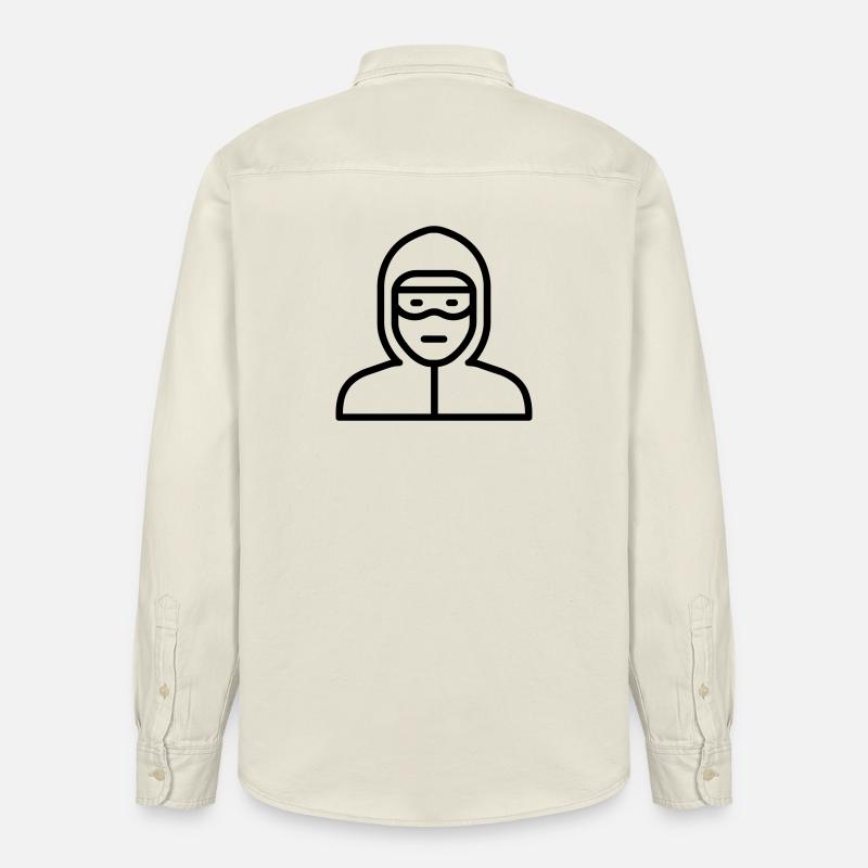 hacker - Chemise unisexe coupe décontractée bio Stanley/Stella - écru doux