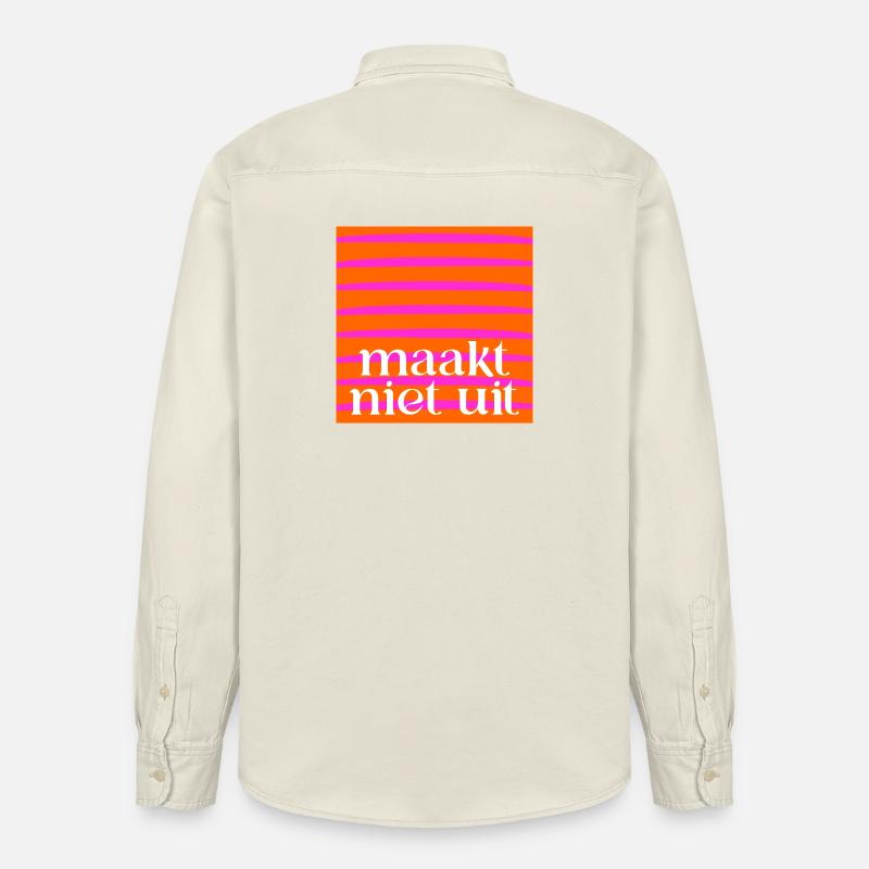 Peu importe - Chemise unisexe coupe décontractée bio Stanley/Stella - écru doux