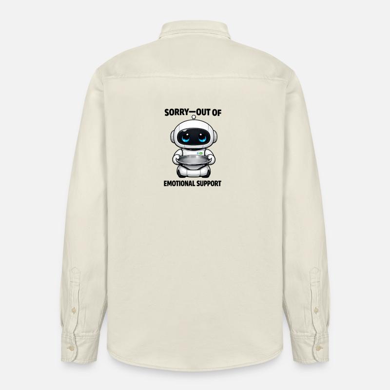 Snack Bot Küchenfreund - Chemise unisexe coupe décontractée bio Stanley/Stella - écru doux