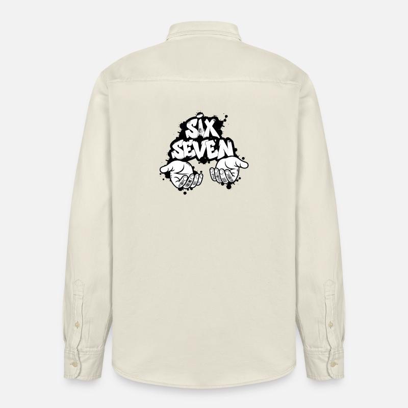 Sei Sette Graffiti - Camicia unisex vestibilità rilassata bio di Stanley/Stella - ecru morbido