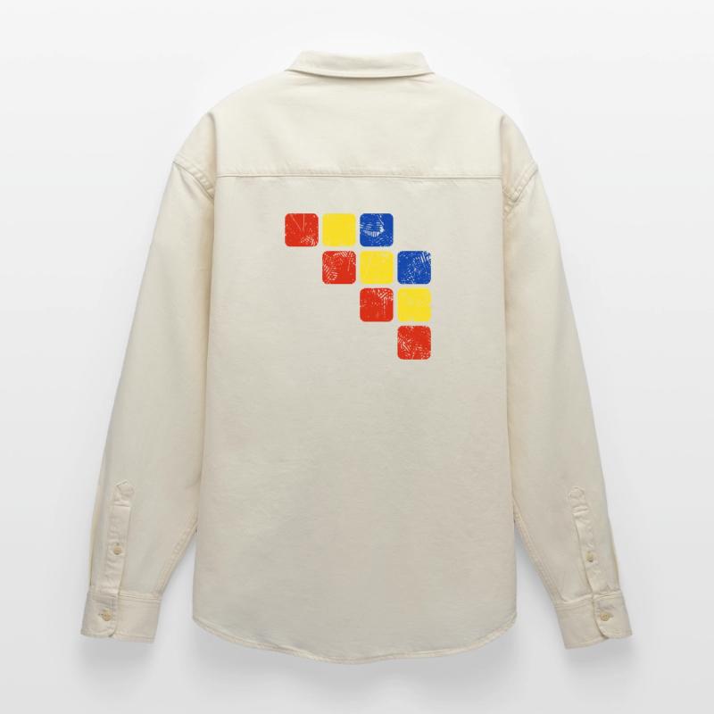 Colors Ornament Pattern - Basic Colors Relaxed Fit Unisex Organic Shirt by Stanley/Stella