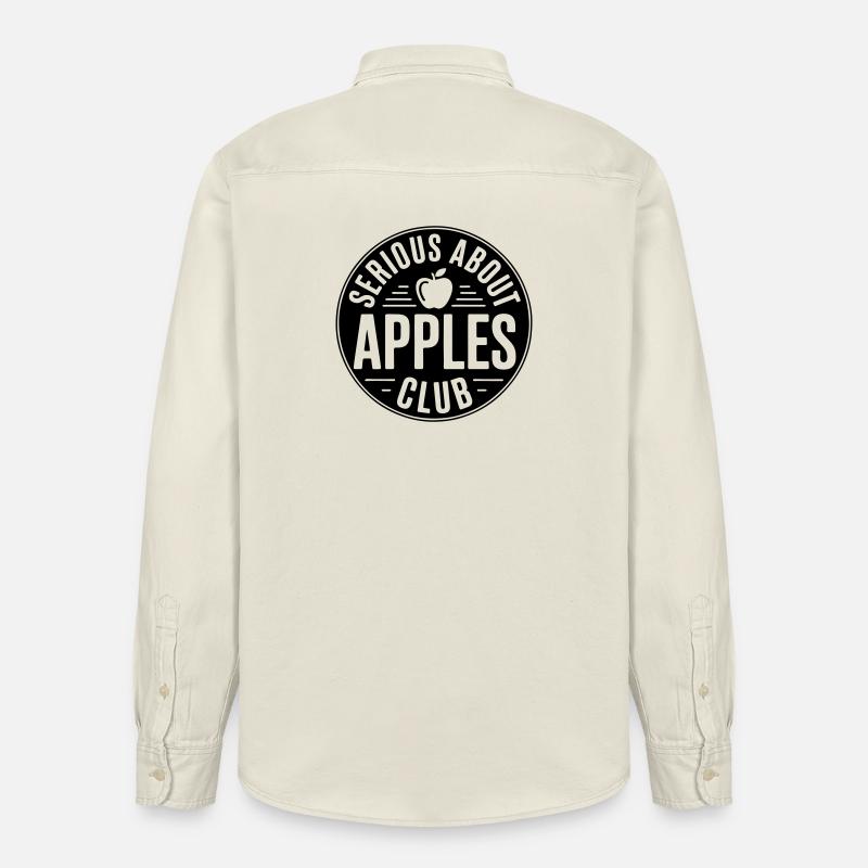 Äpfel - Serious about apples club - Relaxed Fit Unisex Organic Hemd von Stanley/Stella - Natur