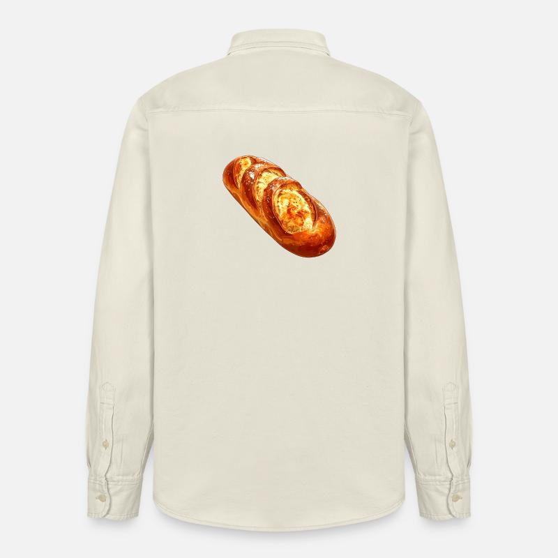 Brot oder Baguette - Relaxed Fit Unisex Organic Hemd von Stanley/Stella - Natur